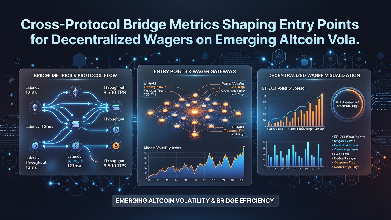 Visualisierung von Liquiditätsflüssen und Bridge-Metriken in Altcoin-Wettmärkten