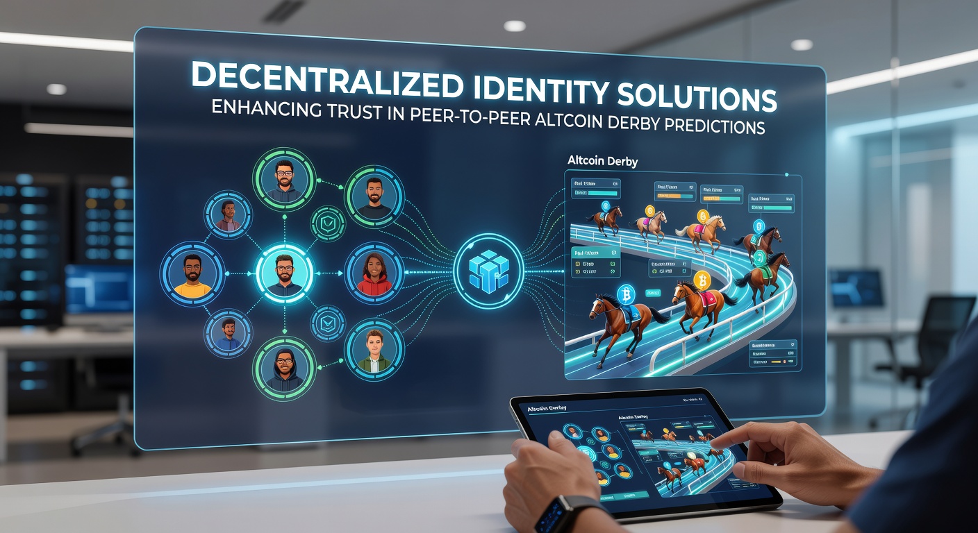Darstellung von Verifiable Credentials und dezentralen Identitäten in Peer-to-Peer-Krypto-Vorhersagemärkten