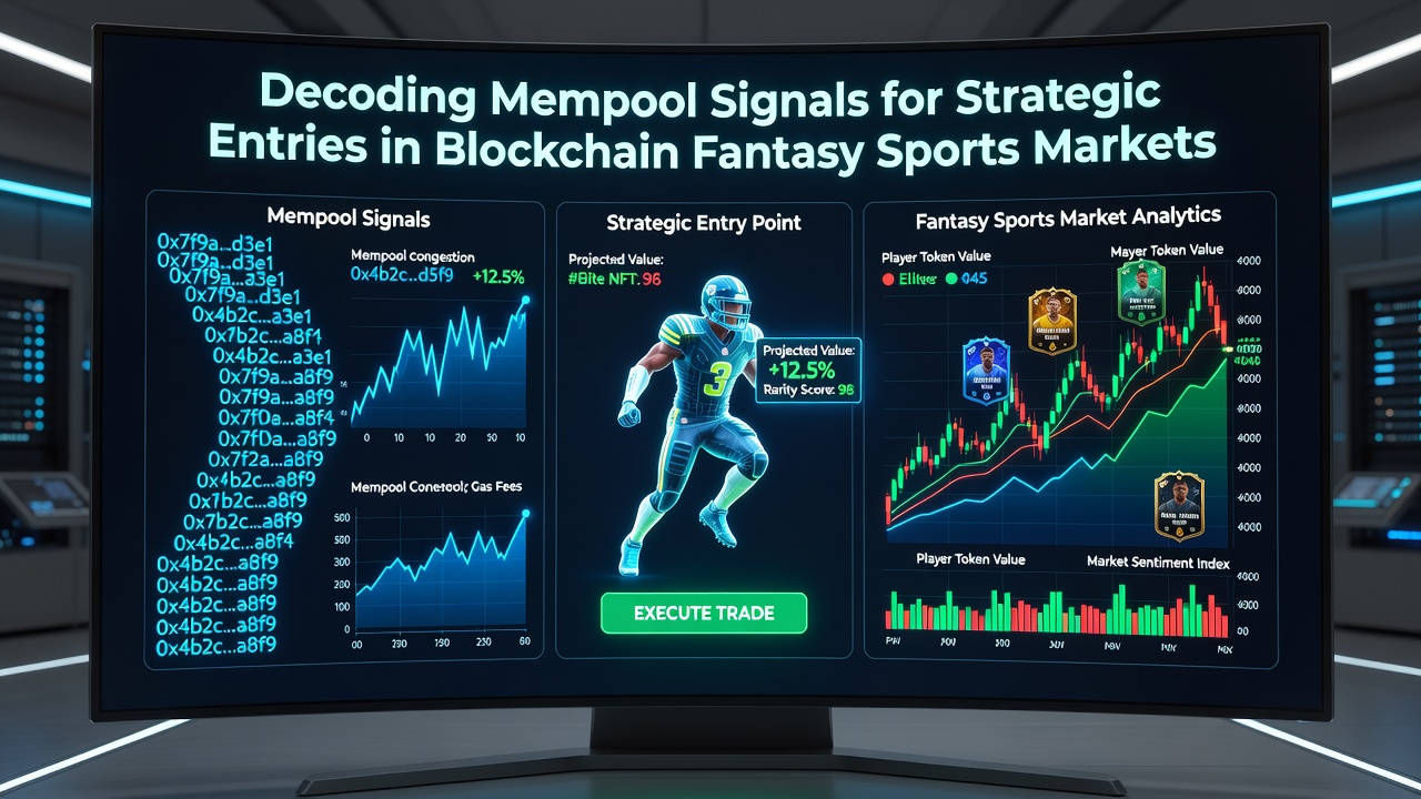 Analyse von Pending-Transaktionen und deren Einfluss auf Fantasy-Sport-Märkte