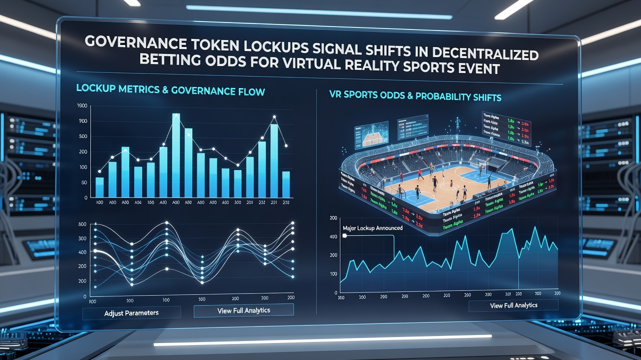 On-Chain-Analyse von Token-Sperrungen in VR-Wettmärkten