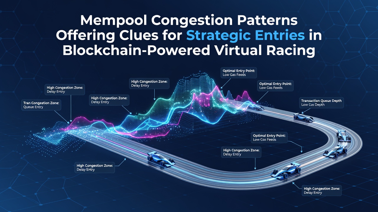 Analyse von Mempool-Datenströmen und Gebührenkurven während blockchain-gestützter virtueller Rennereignisse