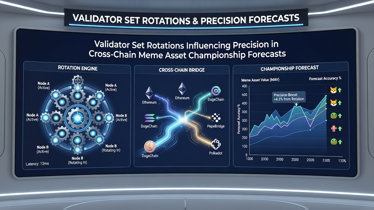 Visualisierung von Cross-Chain-Liquiditätsflüssen während Validator-Rotationen